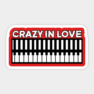 Crazy in love music Sticker